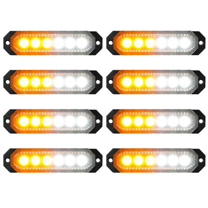 4PCS Mini Grille LED Headlights Strobe Accessories - MyLootWare