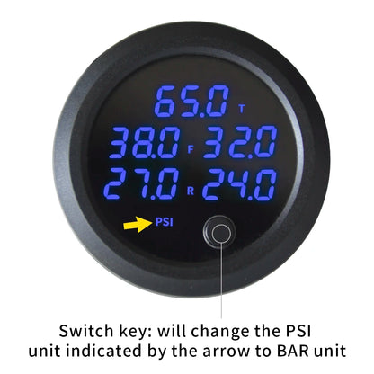 USA Stock 5 in 1 Blue Digital Display 52mm Air