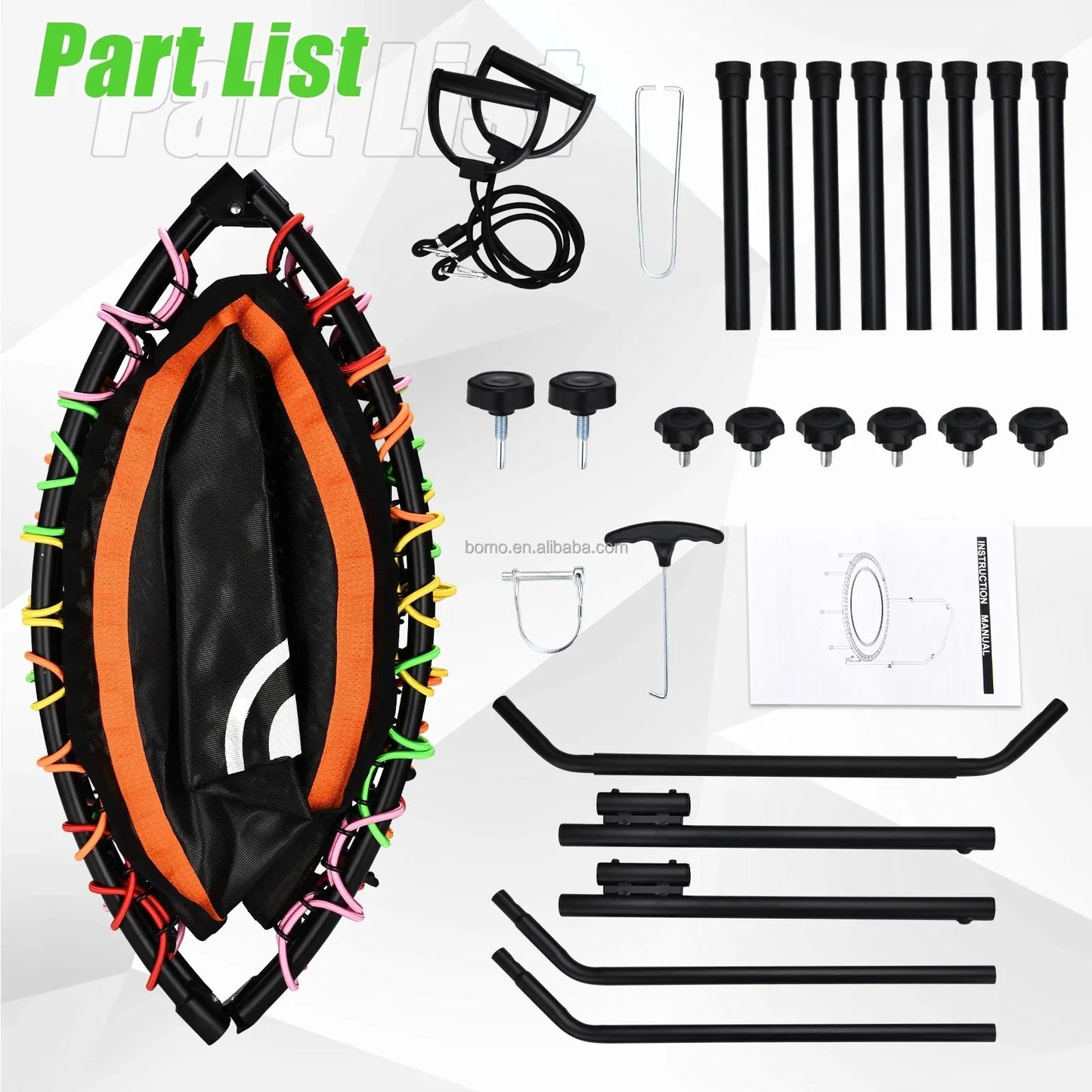 Zoshine 48-Inch Large Size Indoor Trampoline for