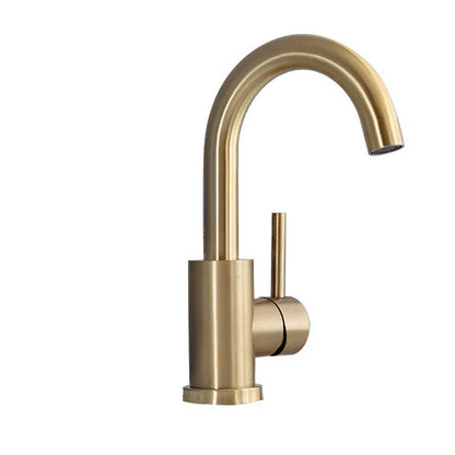 Brushed Gold Single Handle Sink Faucet - MyLootWare
