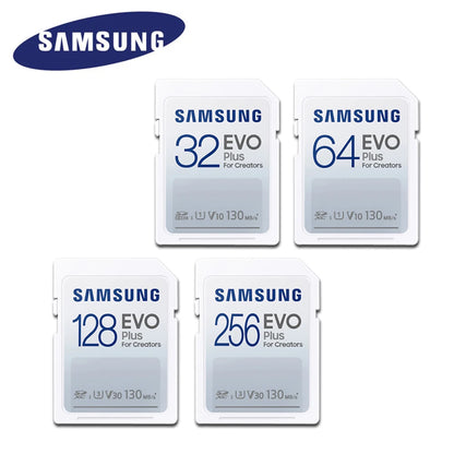 Samsung EVO Plus SD Card 32-256GB High-Speed