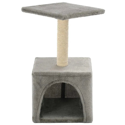 W2B VidaXL Cat Tree Grey Particle Board Frame with