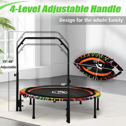 Zoshine 48-Inch Large Size Indoor Trampoline for