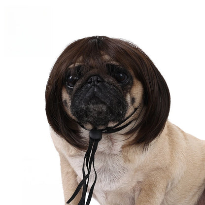 Cute Pet Wigs for Dogs and Cats with Soft