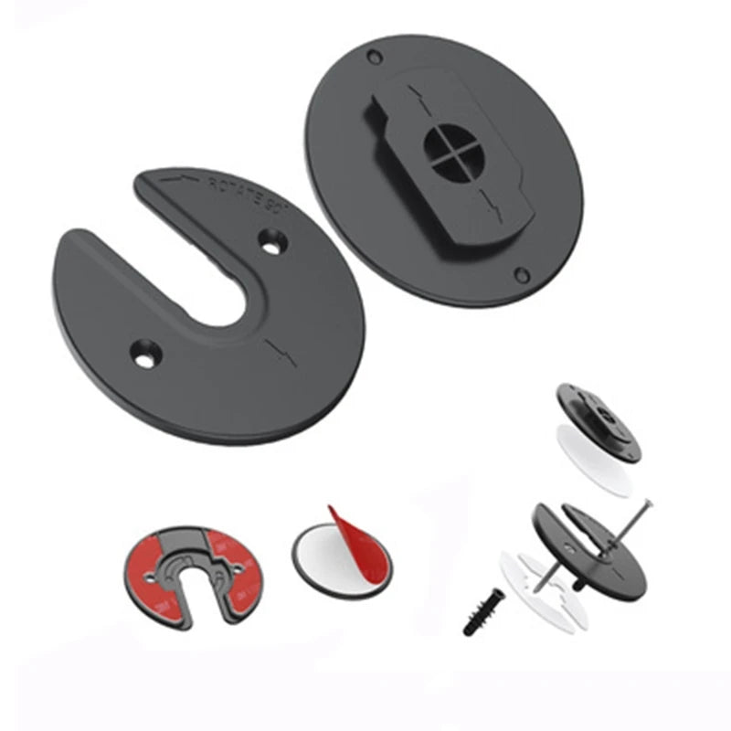Tablet Pc Wall Mount Bracket Adjustable Ipad Bracket Notebook Back Storage Bracket for Router/Phone Supporting