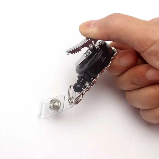 New 360 Degrees Crocodile Retractable Badge Holder