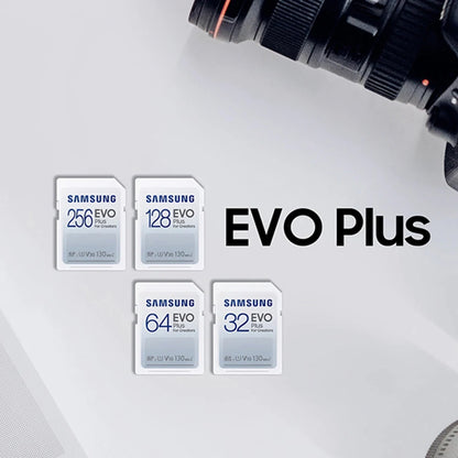 Samsung EVO Plus SD Card 32-256GB High-Speed
