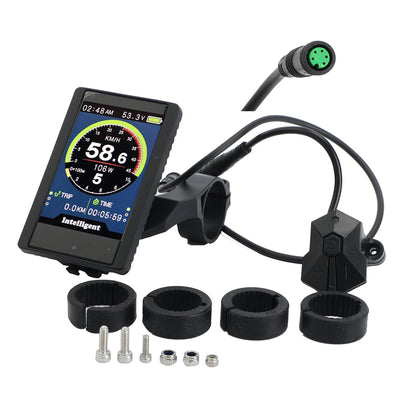 Electric Bike Speedometer with USB Port, TFT