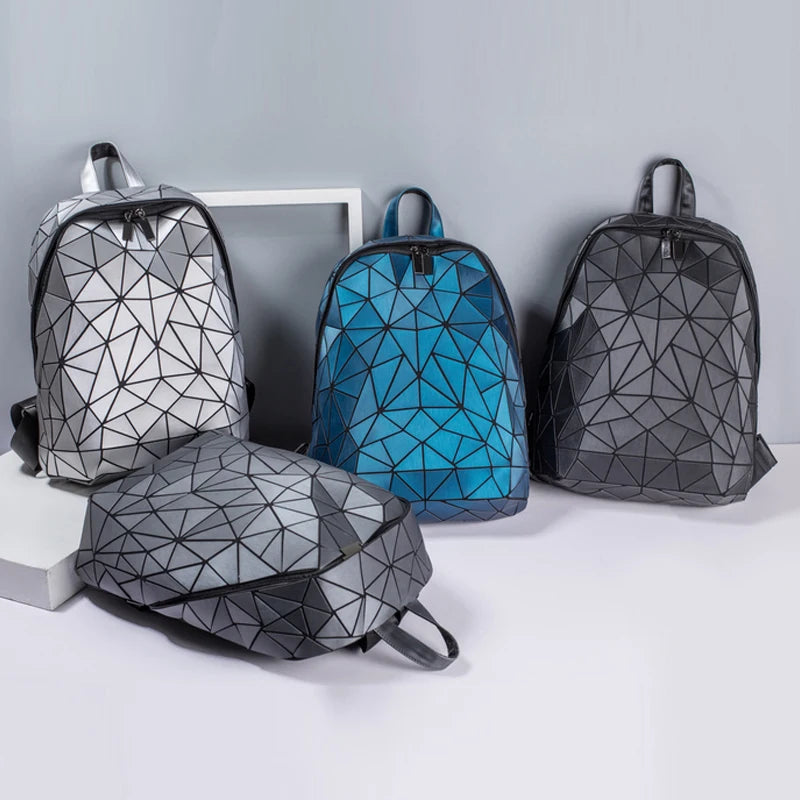 Backpack Bags For Women Fashion School Backpacks Mochilas Para Mujer Geometric Travel Bag For Boys - MyLootWare