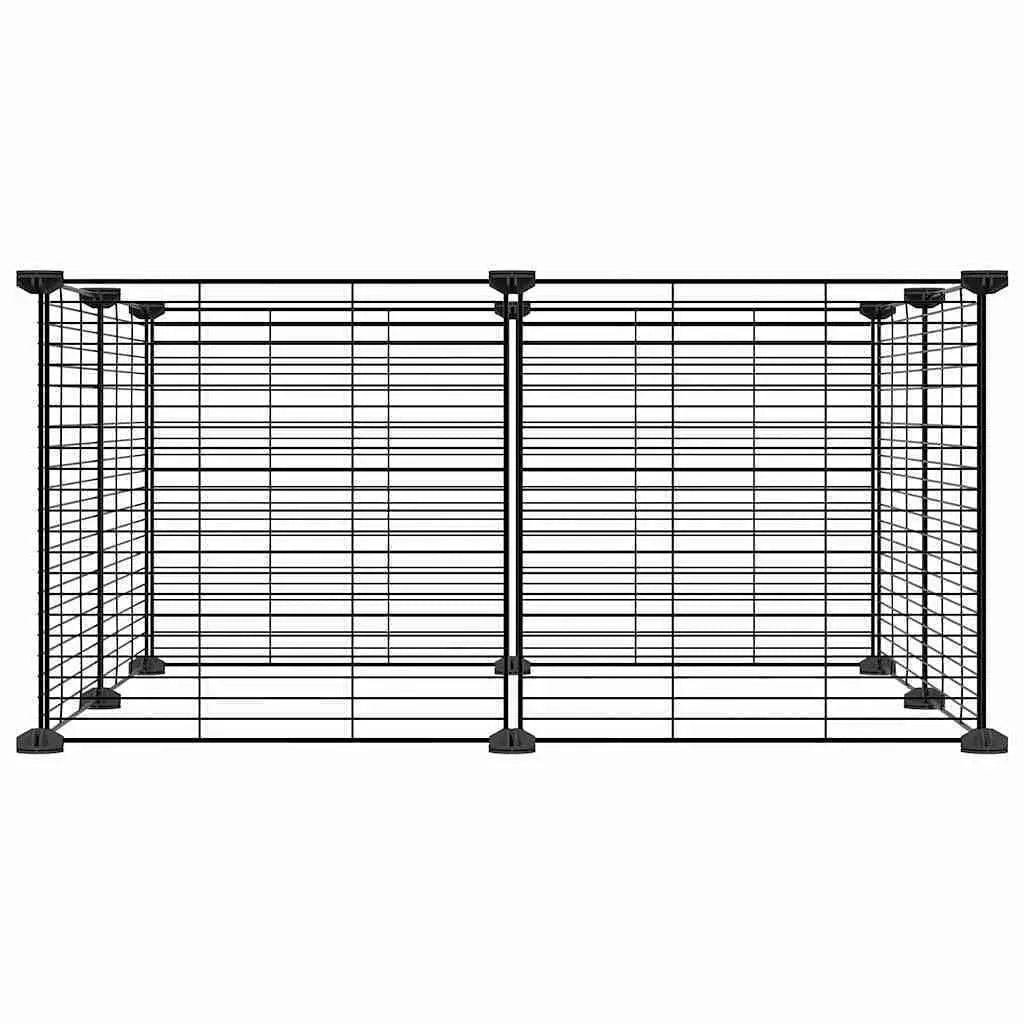 W2B VidaXL Black Powder-coated Steel Small