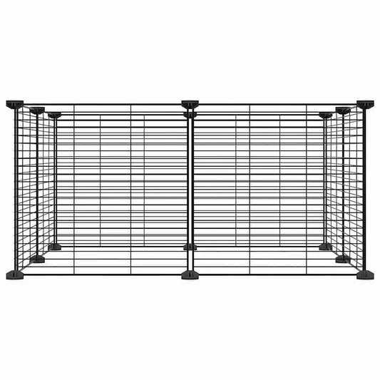 W2B VidaXL Black Powder-coated Steel Small