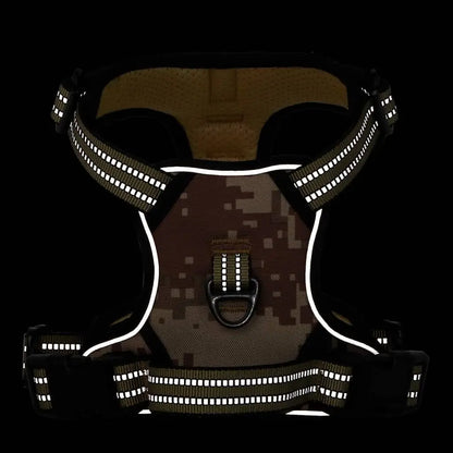 W2B VidaXL Luxury Camouflage Dog Harness Vest