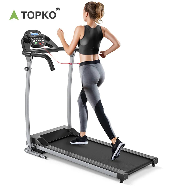 Home Use Fitness Walking Pad with Wheels