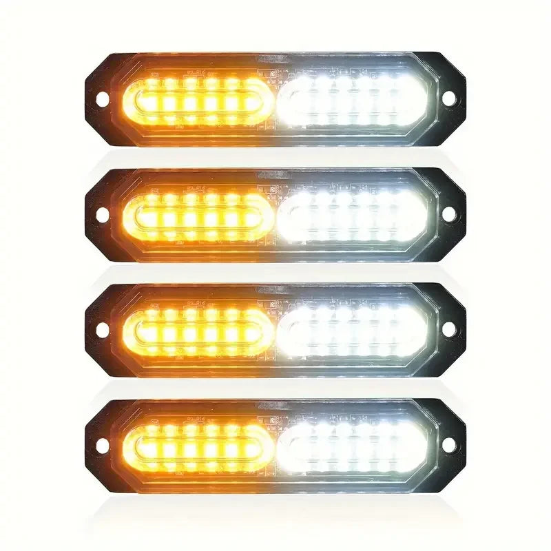 4PCS Mini Grille LED Headlights Strobe Accessories - MyLootWare