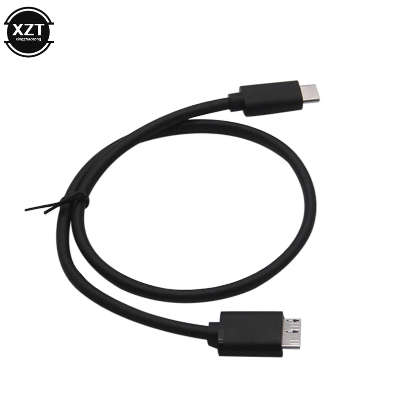 USB 3.1 Type-C to USB 3.0 Micro B Cable Connector