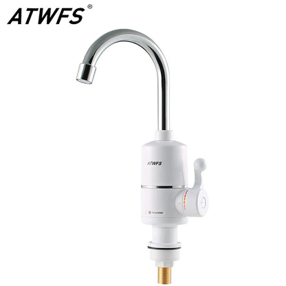 ATWFS Tankless Electric Newest Water Heater Kitchen Instant Hot Water Tap Heater Water Faucet Instantaneous Heater3000w - MyLootWare