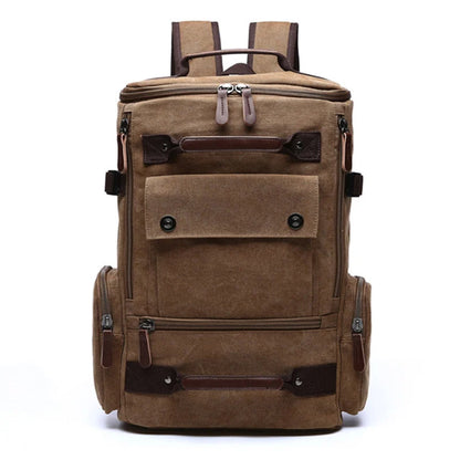 Men's Backpack Vintage Canvas Backpack School Bag