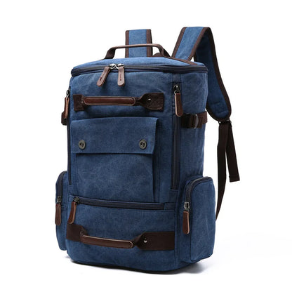 Men's Backpack Vintage Canvas Backpack School Bag
