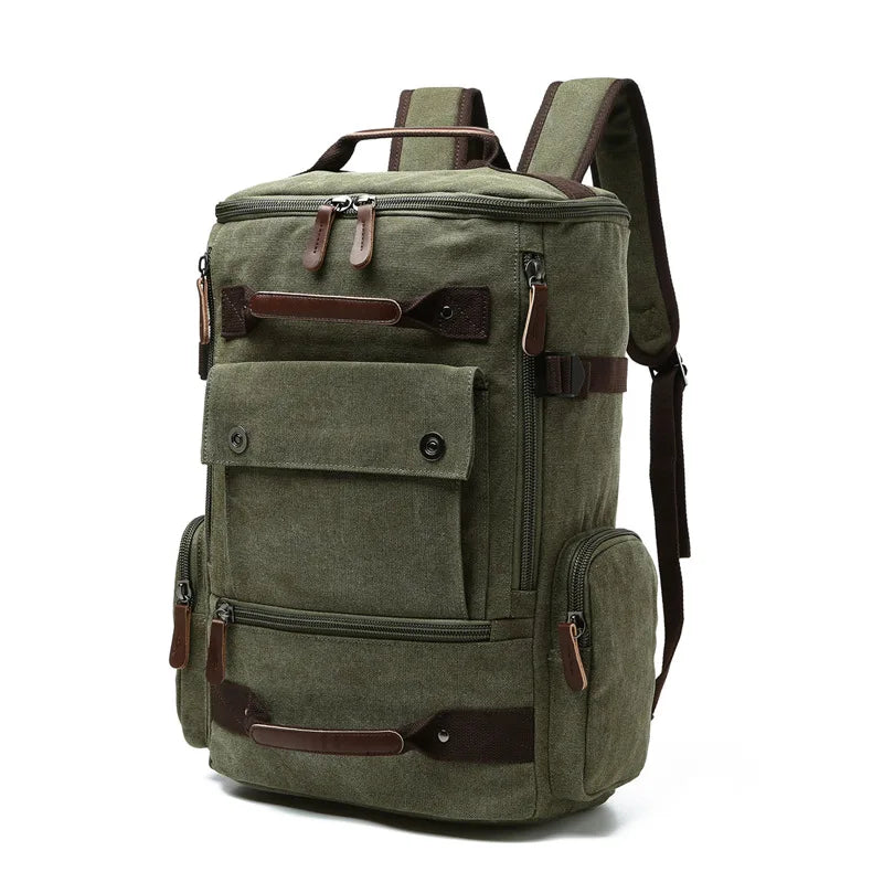 Men's Backpack Vintage Canvas Backpack School Bag