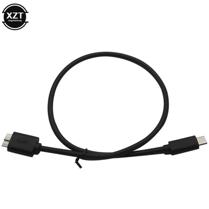 USB 3.1 Type-C to USB 3.0 Micro B Cable Connector