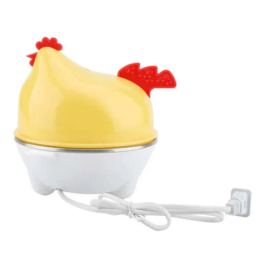 7 Eggs Electric Egg Boiler Chicken Shape Eggs Cooker Multifunctional Corn Steamed Heating Milk Kitchen Breakfast Utensil - MyLootWare