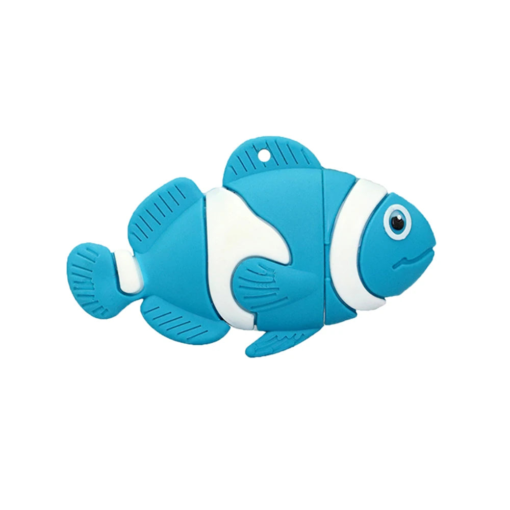 Cartoon Cute Animal Pen Drive Dolphin Shark Fish USB Flash Drives 128GB Pendrive 8GB 16GB 32GB 64GB 256GB Flash Memory USB Stick - MyLootWare