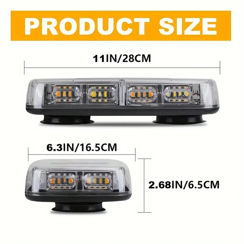 48LED Roof Top Emergency Strobe Light Bar - MyLootWare