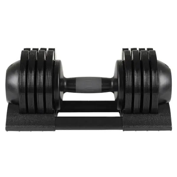 Adjustable 52LBS Dumbbell Steel and Plastic Body Building Fitness Equipment Custom Logo for Home Gym - MyLootWare