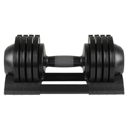 Adjustable 52LBS Dumbbell Steel and Plastic Body Building Fitness Equipment Custom Logo for Home Gym - MyLootWare