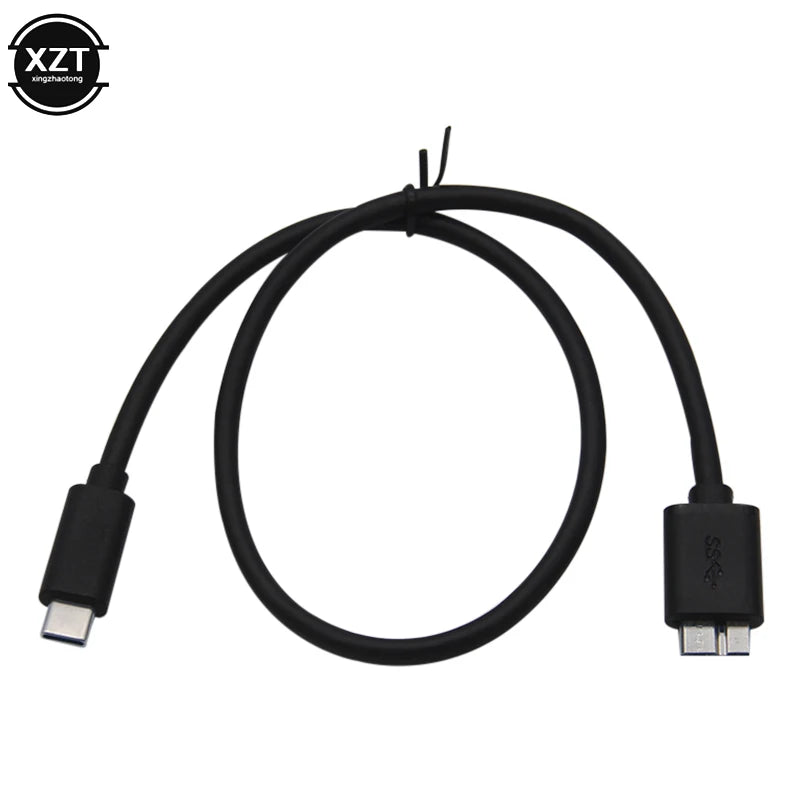 USB 3.1 Type-C to USB 3.0 Micro B Cable Connector