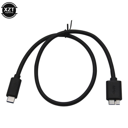 USB 3.1 Type-C to USB 3.0 Micro B Cable Connector