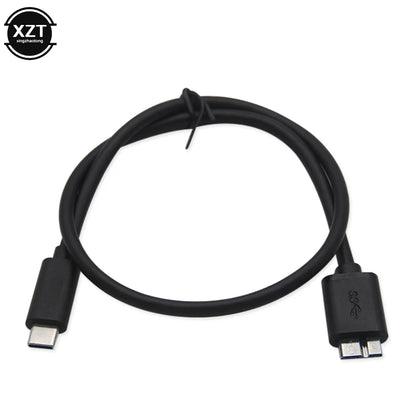 USB 3.1 Type-C to USB 3.0 Micro B Cable Connector