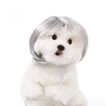 Cute Pet Wigs for Dogs and Cats with Soft
