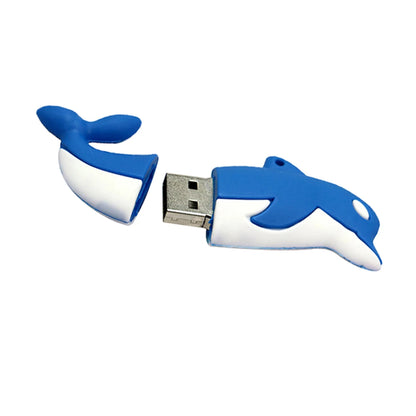 Cartoon Cute Animal Pen Drive Dolphin Shark Fish USB Flash Drives 128GB Pendrive 8GB 16GB 32GB 64GB 256GB Flash Memory USB Stick - MyLootWare