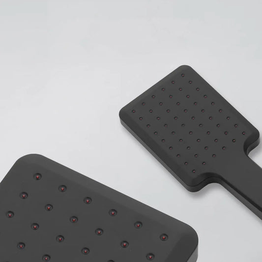 Hand-held Shower Head Water Saving Black Bathroom