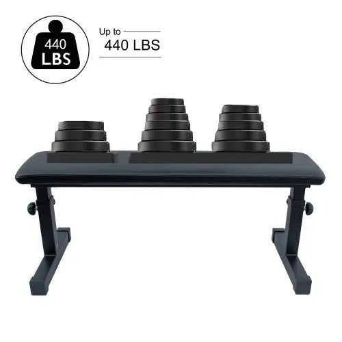 Home Fitness Adjustable Bench with Dumbbell Rack