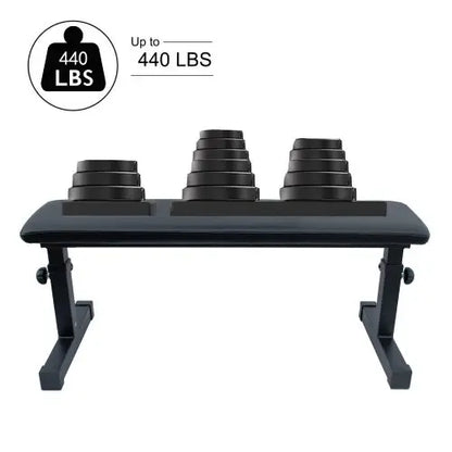 Home Fitness Adjustable Bench with Dumbbell Rack
