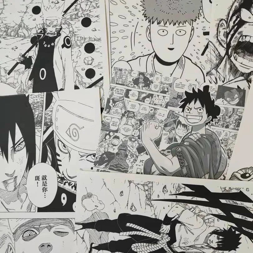 Popular anime 21x30cm 20/30/40pcs manga wall