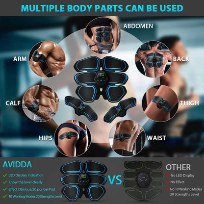 معدات رياضية خارجية لممارسة التمارين الرياضية في المنزل، حزام تدريب، جهاز تحفيز عضلات البطن، جهاز تدريب اللياقة البدنية والتخسيس