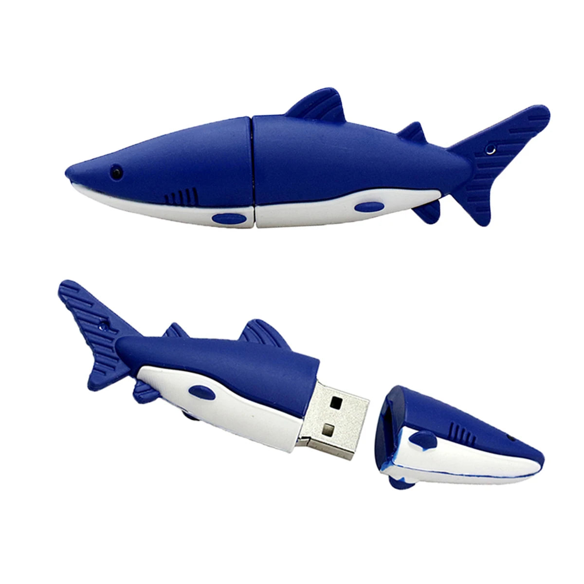 Cartoon Cute Animal Pen Drive Dolphin Shark Fish USB Flash Drives 128GB Pendrive 8GB 16GB 32GB 64GB 256GB Flash Memory USB Stick - MyLootWare