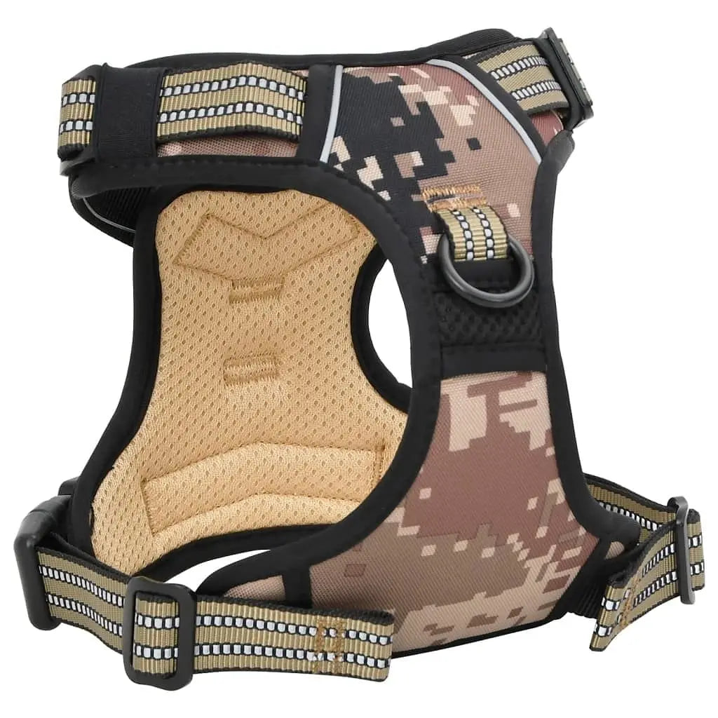 W2B VidaXL Luxury Camouflage Dog Harness Vest