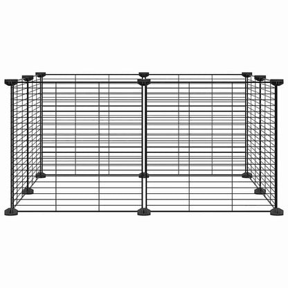 W2B VidaXL Black Powder-coated Steel Small