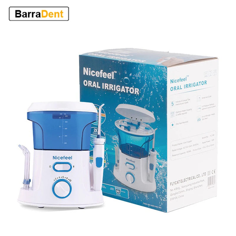 600ML Electric Dental Floss Oral Irrigator for Household Use Portable Tabletop Suitable For 7 Dental Floss Teeth For Homeuse - MyLootWare