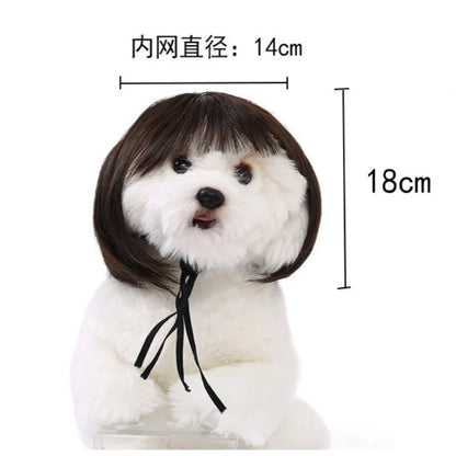 Cute Pet Wigs for Dogs and Cats with Soft