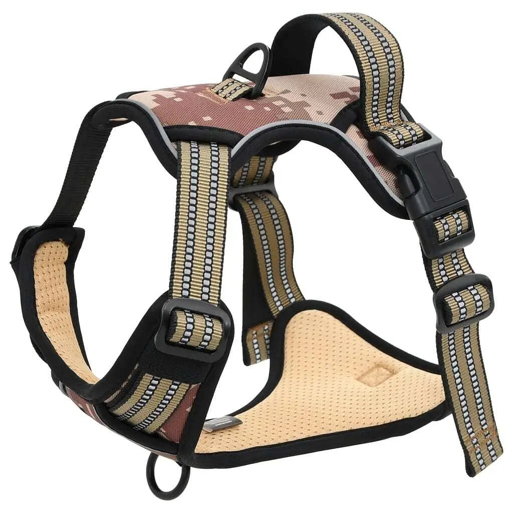 W2B VidaXL Luxury Camouflage Dog Harness Vest