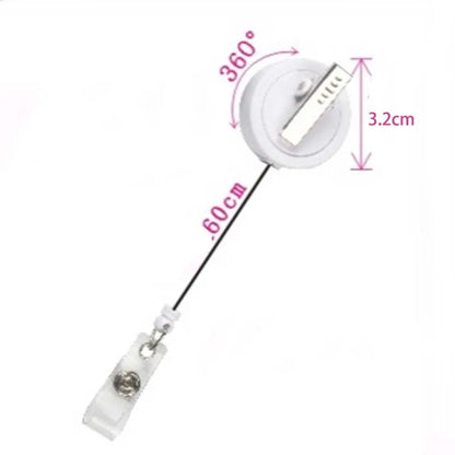 New 360 Degrees Crocodile Retractable Badge Holder