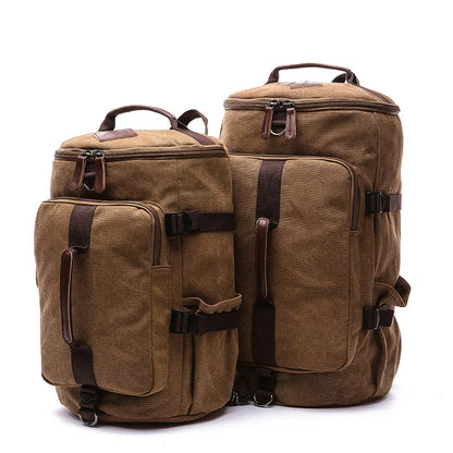 Men’s Luggage Backpack Canvas Travel Bag Large