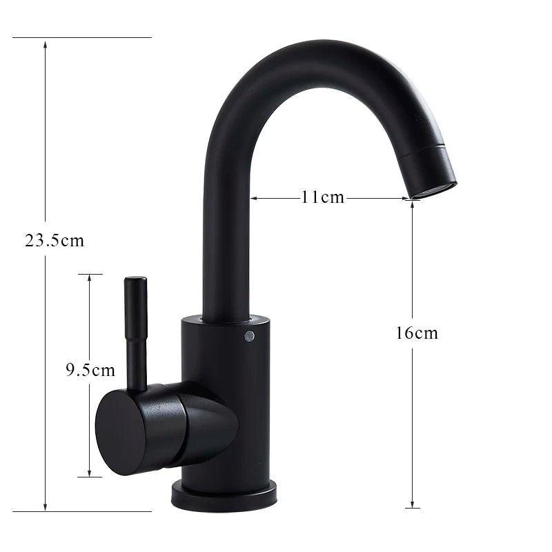 Shinesia 304 Stainless Steel Bathroom Faucet Basin