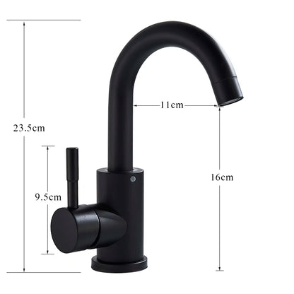 Shinesia 304 Stainless Steel Bathroom Faucet Basin