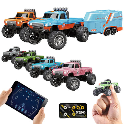 RC Off-Road Monster Truck 1/64 Remote Control Mini